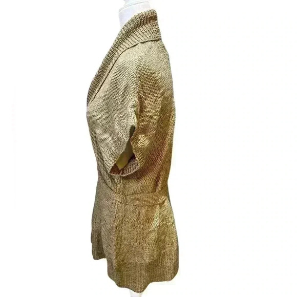 Eddie Bauer Tan Sweater Vest Cardigan Size L - Picture 2 of 6